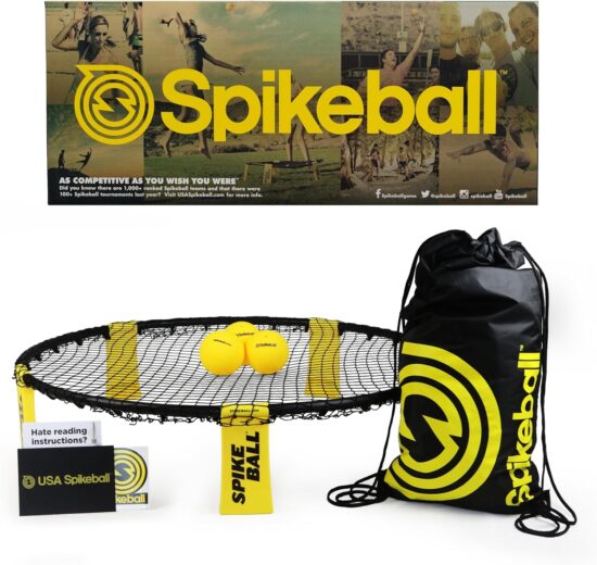 Spikeball 3 Ball Original Roundnet Game Set