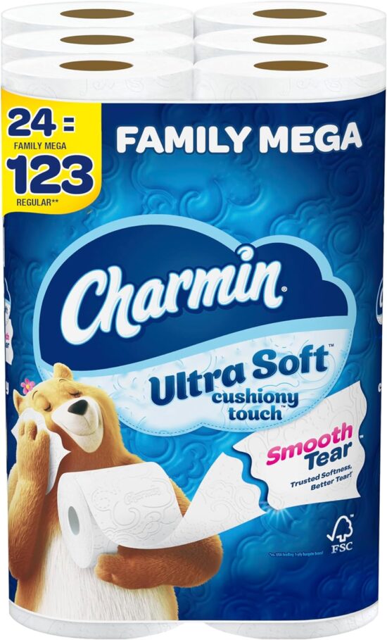 Charmin Ultra Soft Cushiony Touch Toilet Paper